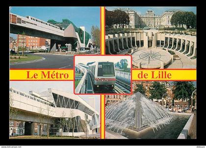 59 - Lille - Métro de Lille - Multivues - CPM - Voir Scans Recto-Verso