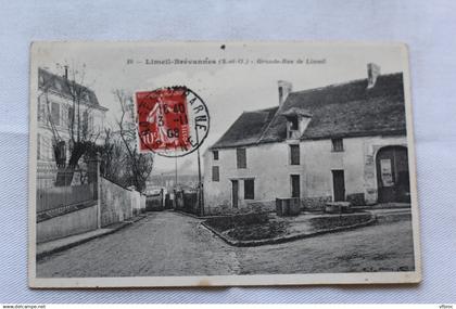 Cpa 1908, Limeil Brévannes, grande rue de Limeil, Val de Marne 94