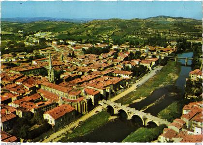 CPM Limoux Vue panoramique FRANCE (1013579)