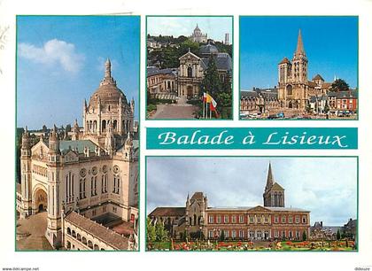 14 - Lisieux - Multivues - Flamme Postale de Lisieux - CPM - Voir Scans Recto-Verso