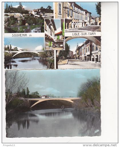 2 cartes Lisle sur Tarn