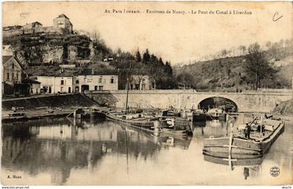 CPA LIVERDUN - Env. de NANCY - Le Pont du Canal a LIVERDUN (483943)