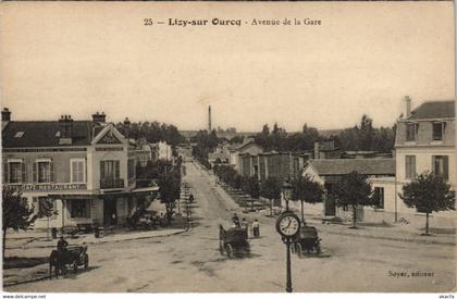 CPA LIZY-sur OURCQ - Avenue de la Gare (120111)