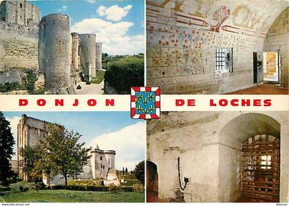 37 - Loches - Le Donjon de Loches - Multivues - CPM - Voir Scans Recto-Verso