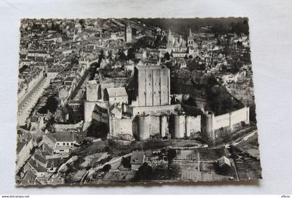 Cpm, Loches, vue aérienne, Indre et Loire 37