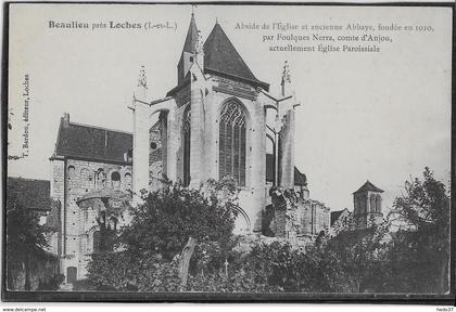 Loches - Beaulieu près Loches - Abside de l'Eglise