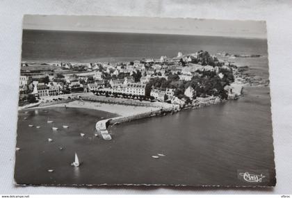 Cpm, vue générale aérienne de Locquirec, Finistère 29