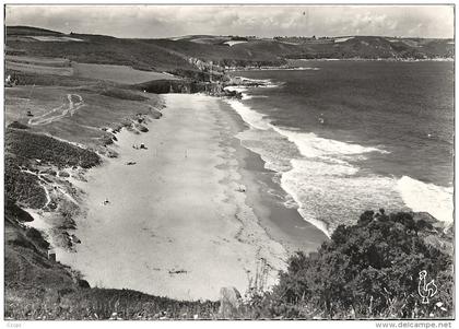 CPSM Locquirec - Plage des sables blancs