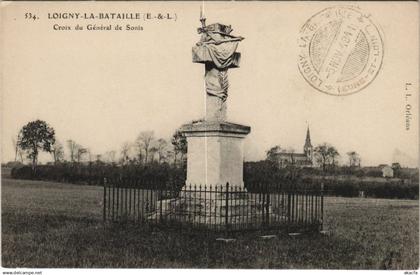 CPA LOIGNY-la-BATAILLE Croix du General de Sonis (1201575)