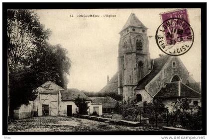 91 Longjumeau 64 LONGJUMEAU - L'Eglise eglise D91D K91345K C78345C RH006439