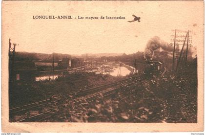 CPA Carte postale France  Longueil-Annel  Les moyens de locomotion 1937 VM69052