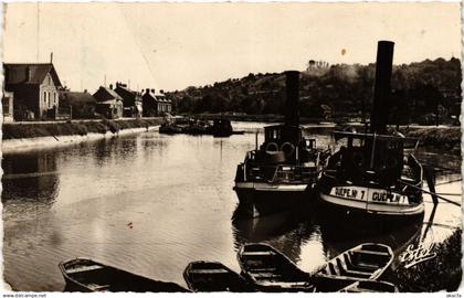 CPA LONGUEIL-ANNEL En Aval des Ecluses vue sur l'Ile de Janville (377199)