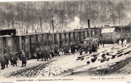 LONGWY LONGWY-BAS DEBARQUEMENT DU 9 ME CHASSEURS