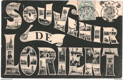 CPA  Carte Postale-France- Lorient-Souvenir de Lorient- 1906- VM42621+