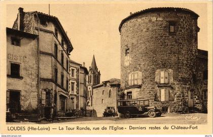 CPA LOUDES - La Tour Ronde rue de l'Église (166371)