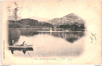 CPA Carte Postale France  Lourdes Le Lac de Lourdes 1908 VM76698