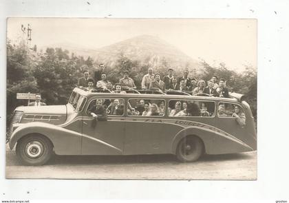 LOURDES CARTE PHOTO AVEC AUTOBUS (PHOTO RAOUL LOURDES)