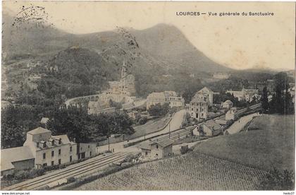 Lourdes - Vue générale du Sanctuaire