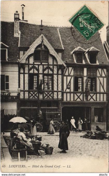 CPA LOUVIERS-Hotel du Grand Cerf (43415)