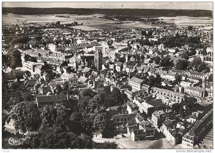 CPSM Louviers - vue aérienne