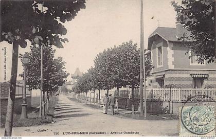 LUC SUR MER (14) Avenue Gambetta - Ed. Bréchet 730