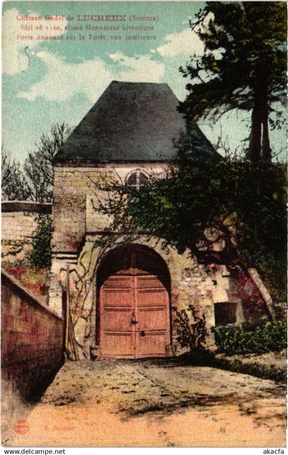 CPA LUCHEUX Chateau Feodal (1291962)