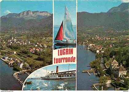 74 - Lugrin - Tourronde - Multivues - Bateaux - Voile - Lac Léaman - CPM - Voir Scans Recto-Verso