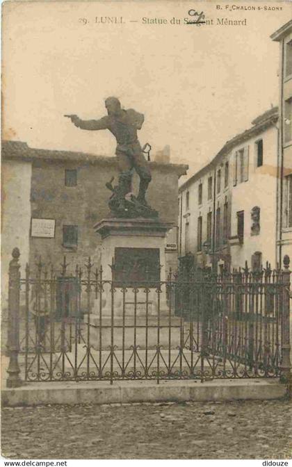 34 - Lunel - Statue du Capitaine Ménard - CPA - Voir Scans Recto-Verso