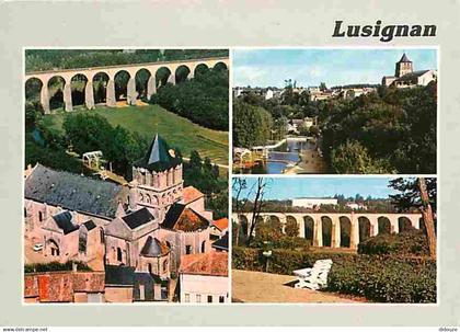 86 - Lusignan - Multivues - Flamme Postale de Poitiers - CPM - Voir Scans Recto-Verso