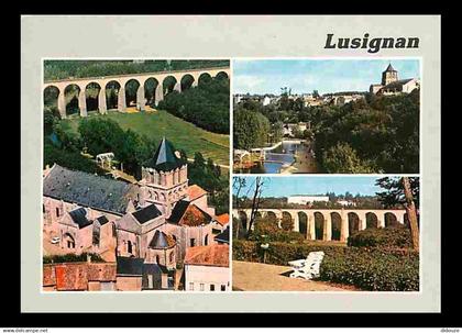 86 - Lusignan - Multivues - Flamme Postale de Poitiers - CPM - Voir Scans Recto-Verso