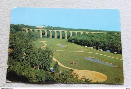 Cpm 1971 Lusignan, le camping et le viaduc, Vienne 86