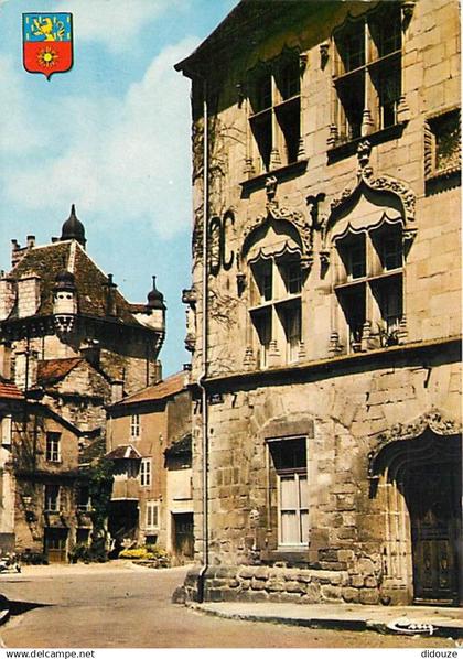 70 - Luxeuil les Bains - La maison du Bailli - La Tour des Echevins - Blasons - Flamme Postale de Luxeuil les Bains - CP