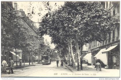 Frankreich, Lyon, Avenue de Saxe mit Strassenbahn, 1912