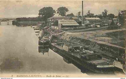 78 - Maisons Laffitte - Bords de Seine - Péniches - CPA - Voir Scans Recto-Verso