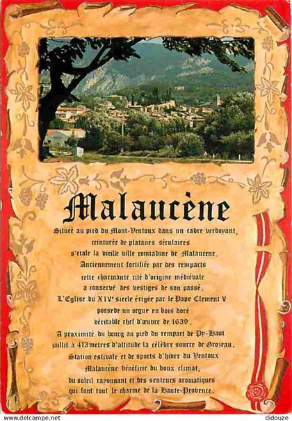 84 - Malaucène - Vue Générale - Description - CPM - Voir Scans Recto-Verso