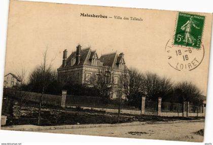 CPA MALESHERBES - Villa des Tilleuls (227544)