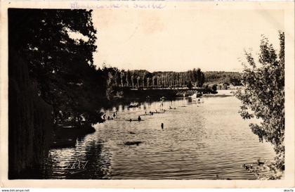 CPA MALICORNE-sur-SARTHE La Baignade vue des Ponts FRANCE (1433524)