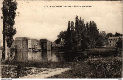 CPA MALICORNE-sur-SARTHE Moulin et Chateau FRANCE (1434570)