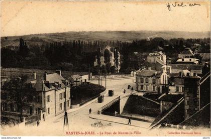 CPA MANTES-la-JOLIE Le Pont de MANTES-la-VILLE (617726)