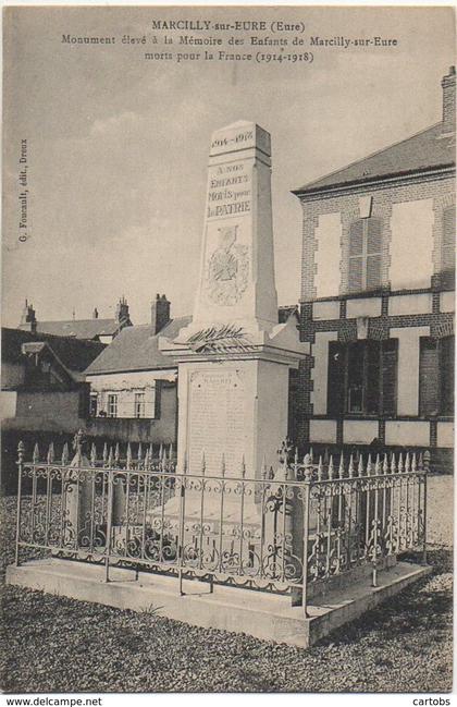 27 MARCILLY-sur-EURE  Monument aux Morts