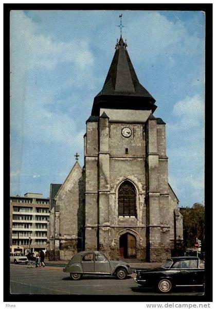 59 Marcq-en-Baroeul eglise 2cv D59D K59378K C59378C RH105839