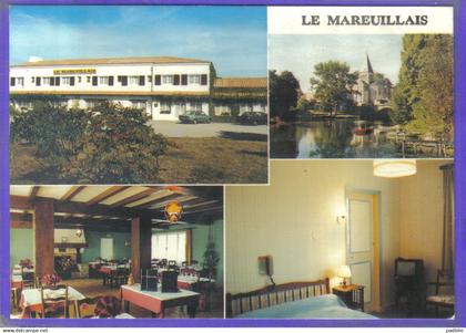 carte postale 85. Mareuil-sur-Lay-Dissais  hôtel restaurant Le Mareuillais    très beau plan