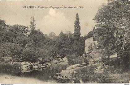 dpts divers- ref-LL729 - vendee - mareuil - paysage sur l yon - mareuil sur lay dissais ?-  carte bon etat -