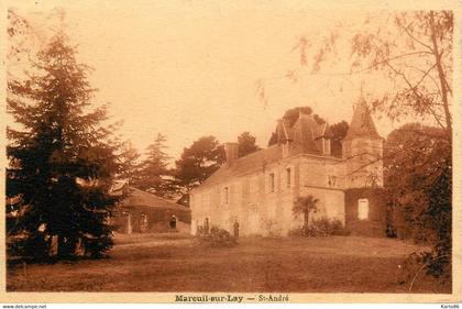 mareuil sur lay dissais * st andré * manoir château villa