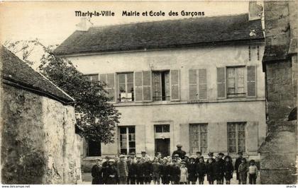 CPA MARLY-la-VILLE - Mairie et École des Garcons (246348)