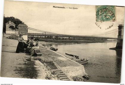 CPA MARMANDE - Les Quais (251364)