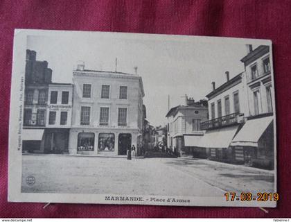 CPA - Marmande - Place d'Armes