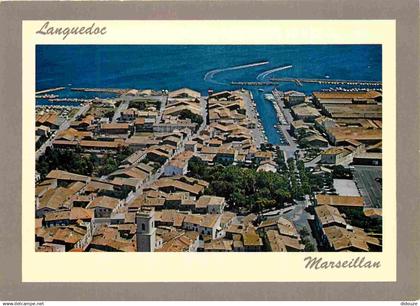 34 - Marseillan Plage - Marseillan Village - Les ports - Vue aérienne - CPM - Carte Neuve - Voir Scans Recto-Verso