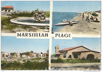 CPSM Marseillan Plage vues multiples