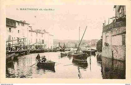 13 - Martigues - Bateaux - Animée - CPA - Voir Scans Recto-Verso